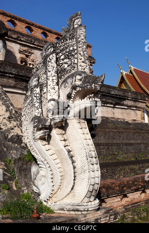 Wat Chedi Luang Tempel Chiang Mai Stockfoto