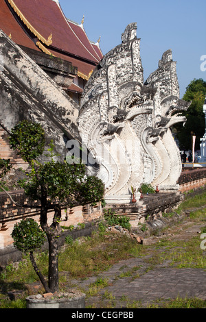 Wat Chedi Luang Tempel Chiang Mai Stockfoto