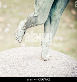 Balancing Skulptur Stockfoto