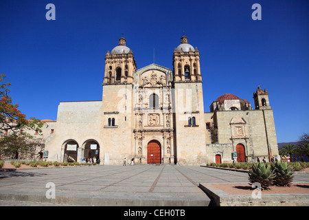 Kirche von Santo Domingo, Iglesia de Santo Domingo, ehemaliges Kloster, Stadt Oaxaca, Oaxaca, Mexiko Stockfoto