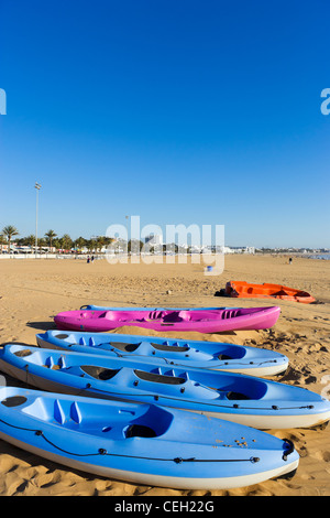 Strand in der Nähe der Agadir Marina, Agadir, Marokko, Nordafrika Stockfoto