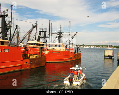 New Bedford, Massachusetts, Fischerhafen Stockfoto