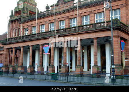 Eingang zur Kelvin Hall, Argyle Street, Glasgow, Schottland Großbritannien Stockfoto