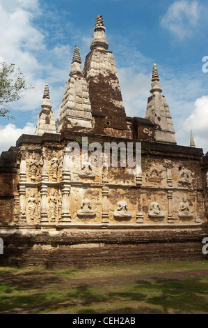 Elk208-1493v Thailand, Chiang Mai, Wat Chet Yot, 1476 Stockfoto