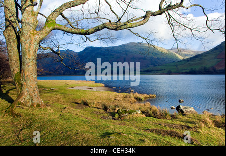 Brüder-Wasser, Hartsop, Januar, Patterdale Bereich, Nationalpark Lake District, North East Lake District Cumbria England UK Euro Stockfoto