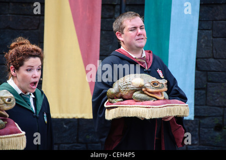 Hogwarts Chor Zauberwelt von Harry Potter universal Studios Orlando Stockfoto