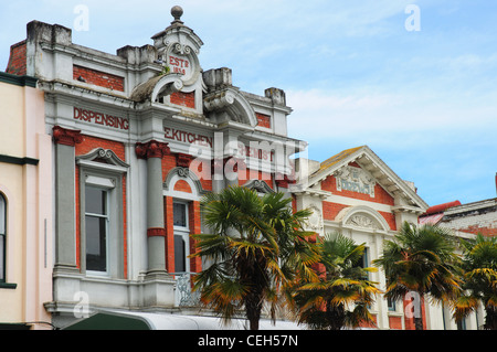 Gebäude in der New Zealand Stadt Wanganui Stockfoto