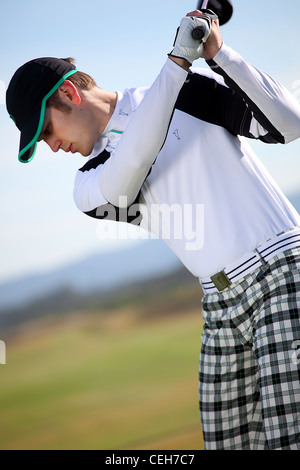 Menschen, die Golf spielen Stockfoto