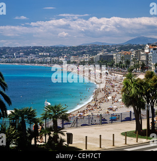 Nizza, Promenade des Anglais, Cote d'Azur, Provence, Frankreich Stockfoto