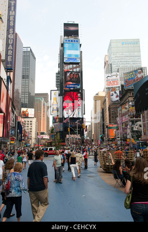 Times Square - New York tagsüber Stockfoto