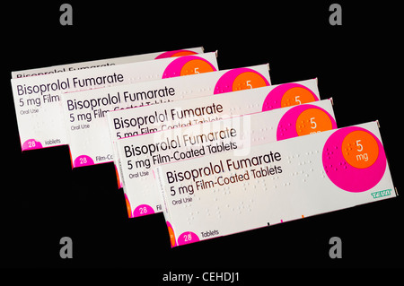 Bisoprolol Fumarat Blutdruckmedikation Stockfoto