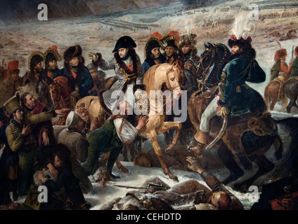 Baron Antoine Jean Gros Empereur Napoleon Sur le Champ de Bataille - auf dem Schlachtfeld von d'Eylau 1808 Französisch Stockfoto