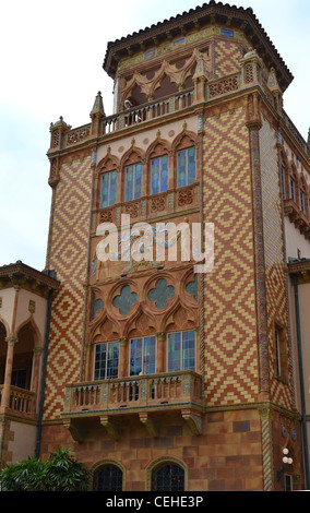 Ca d'Zan, das Ringling Museum in Sarasota, Florida Stockfoto