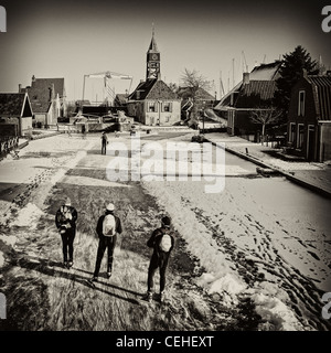 Hindeloopen - Friesland - Holland Stockfoto