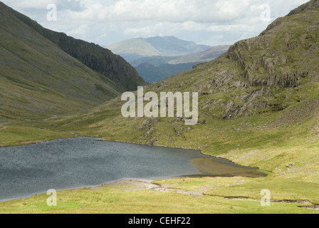 STY Head die Kreuzung Sca Fell und große Giebel im Lake District National Park Stockfoto