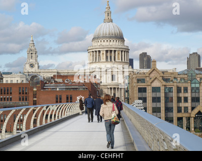 Saint-Paul Kathedrale in der Stadt von London, UK Stockfoto