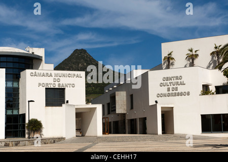 Camara Municipal de Porto Santo, Portugal Stockfoto