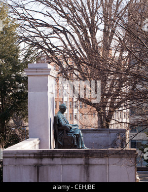 Denkmal und Denkmal für Präsident James Buchanan in Washington, D.C. Stockfoto