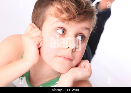 Bildnis eines Knaben Stockfoto