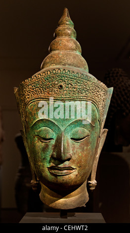 Buddha Art Ayutthaya 15. / 16. Jahrhundert Thai Thailand bronze Stockfoto