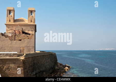 Kirche San Pedro und San Pablo Insel Tabarca. Alicante. Spanien Stockfoto