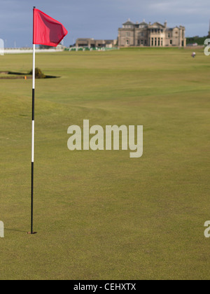 Das 17. Grün auf dem Old Course in St. Andrews, Schottland Stockfoto