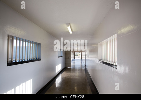 Gefängnis-Komplex, Robben Island, Cape Town, Western Cape Province Stockfoto