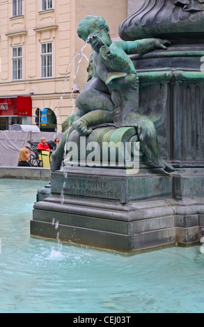 Wien: Neuer markt Stockfoto