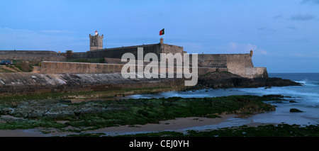 St. Julian Burg Forte de Sao Juliao da Barra, Carcavelos, Cascais, Lissabon Stockfoto