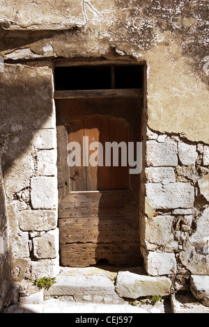 Mittelalterliche Tür Stockfoto