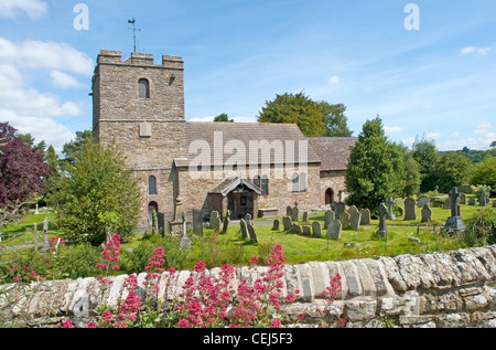 Kirche St. Johannes der Täufer, Stokesay; Shropshire Stockfoto