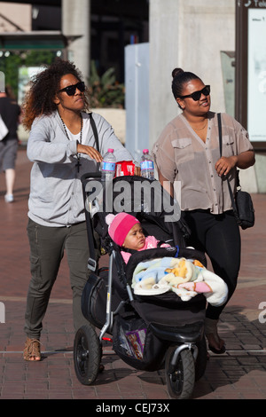 Australischen Familie, Cockle Bay, Sydney, Australien Stockfoto