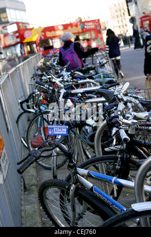 Motorräder, Fahrräder, Bike-Park, Oxford, Stockfoto