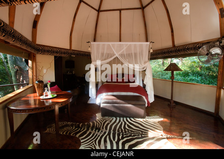 Interieur, Serenity Forest Lodge, Mpumalanga Stockfoto