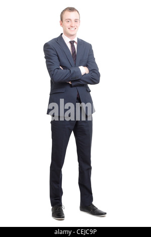 Ein Geschäftsmann mit Zuversicht Stockfoto