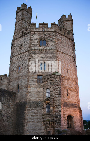 Wales, Gwynedd, Caernarfon Castle Stockfoto