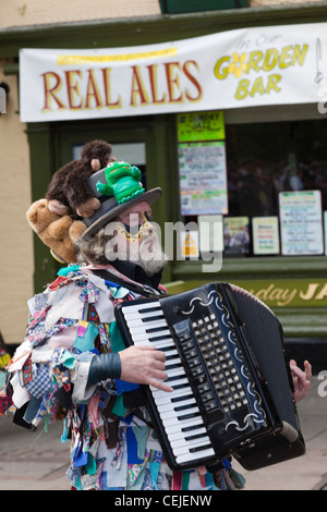 England, Kent, Rochester, Morris Tänzer beim jährlichen Festival Sweeps Stockfoto