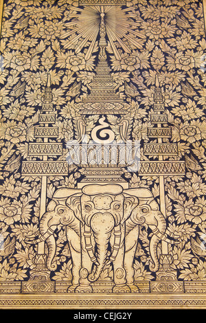 Traditionellen Thai-Stil Malerei Kunst Stockfoto