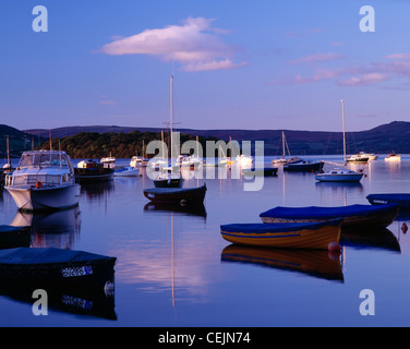 Balmaha Werft am Loch Lomond, Stirlingshire, Schottland, UK. In den Loch Lomond und Trossachs National Park. Stockfoto