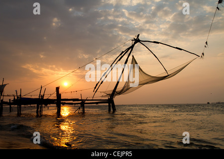 Netzstrümpfe in Cochin, Kerala, Indien Stockfoto