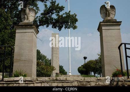 Präsident William Henry Harrison Denkmal North Bend Ohio Stockfoto