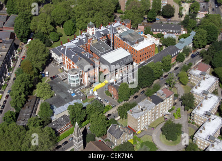 Luftaufnahme des jetzt geschlossenen London Chest Hospital, Bethnal Green, London E2 Stockfoto