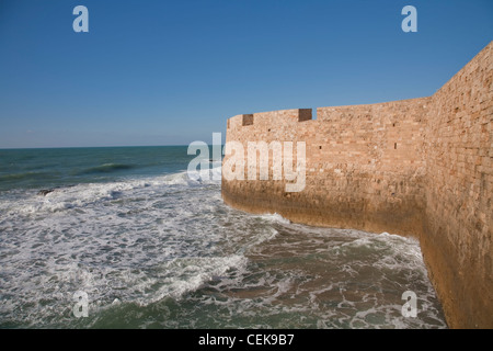 Die ACCO Lage Seehafen auf einer Hauptstraßen im Land wichtige Stadt im nördlichen Israel In der Tat, dass Acco neue Hauptstadt wurde Stockfoto