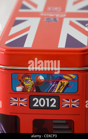 Union Jack-Zinn Stockfoto