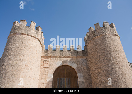 Penaranda de Duero Gemeinde in Burgos Provinz Castilla y Leon alten Sitz zählt Miranda wichtige Handelsstadt imposanten Stockfoto