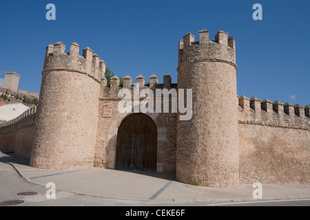 Penaranda de Duero Gemeinde in Burgos Provinz Castilla y Leon alten Sitz zählt Miranda wichtige Handelsstadt imposanten Stockfoto