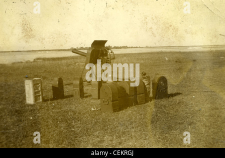 308. Bombergruppe, 14. Army Air Force, China Birma Indien, dem zweiten Weltkrieg WWII. Anti-Handwerk-Luftgewehre Stockfoto