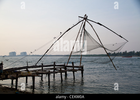 Netzstrümpfe in Cochin, Kerala, Indien Stockfoto