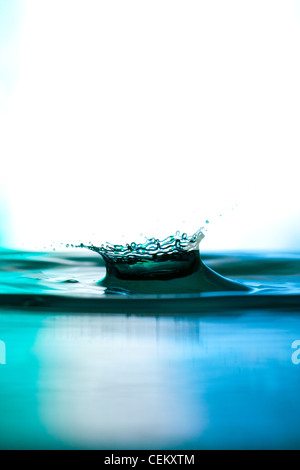 Wasser fallen die Crone im Wasser Stockfoto