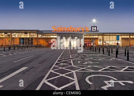 Sainsburys Superstore in Ashford Bybrook Stockfoto